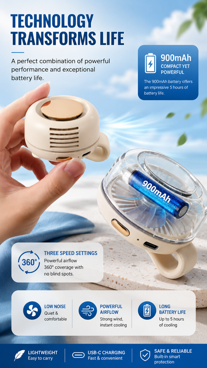 FloatAir™ 3-in-1 Clip-on Fan