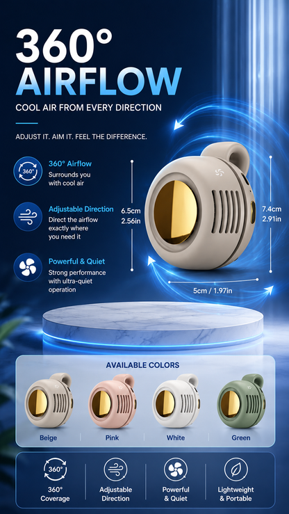 FloatAir™ 3-in-1 Clip-on Fan